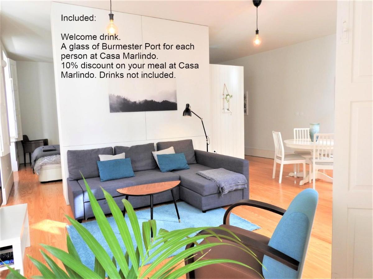 Oporto Delight 1 Luxury Apartment In Historic Center With Balcony Max 4 P Eksteriør bilde